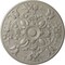 Ekena Millwork Baile Ceiling Medallion (Fits Canopies up to 6"), Hand-Painted Pearl White, 31 1/4"OD x 2 1/4"P CM31BAPWS - alternate 1